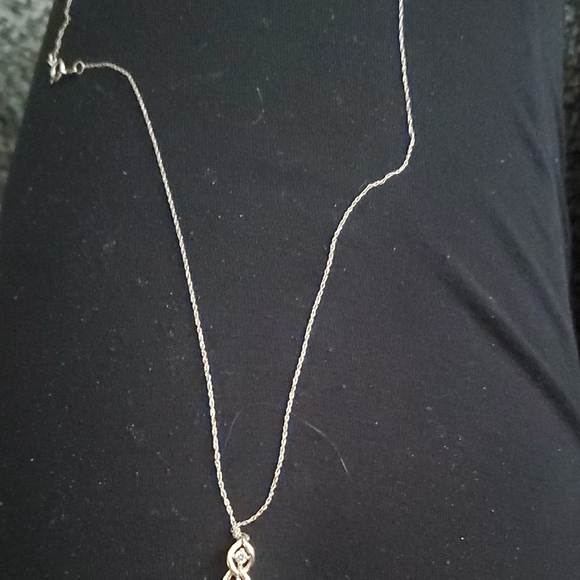 Kay Jewelers Gold and Silver Infinity Necklace - Picture 6 of 6